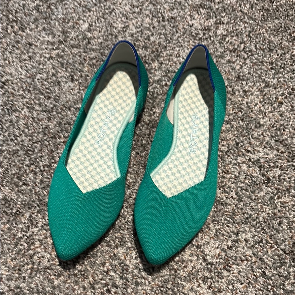 Rothy's Emerald green Women's Flats